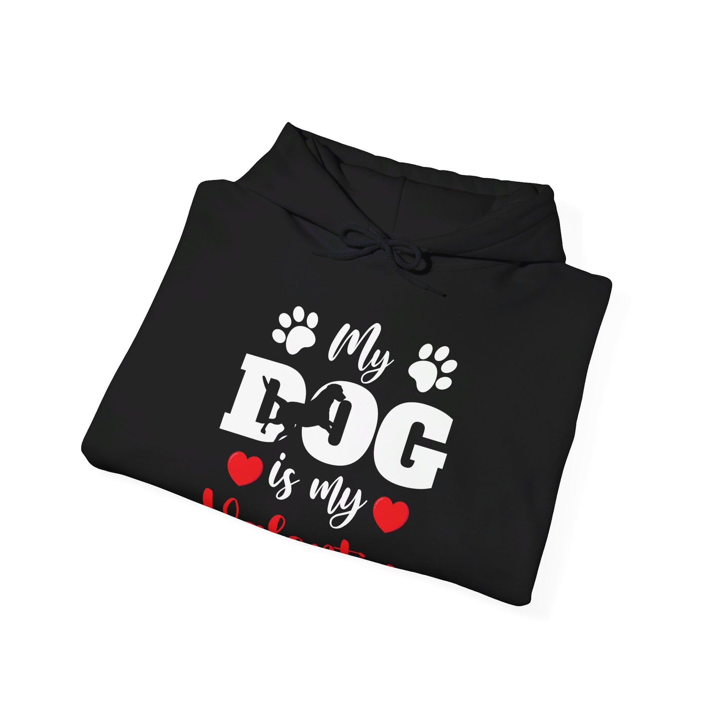 Funny My Dog is My Valentine Dog Lovers Hoodie For Men Women Hoodie