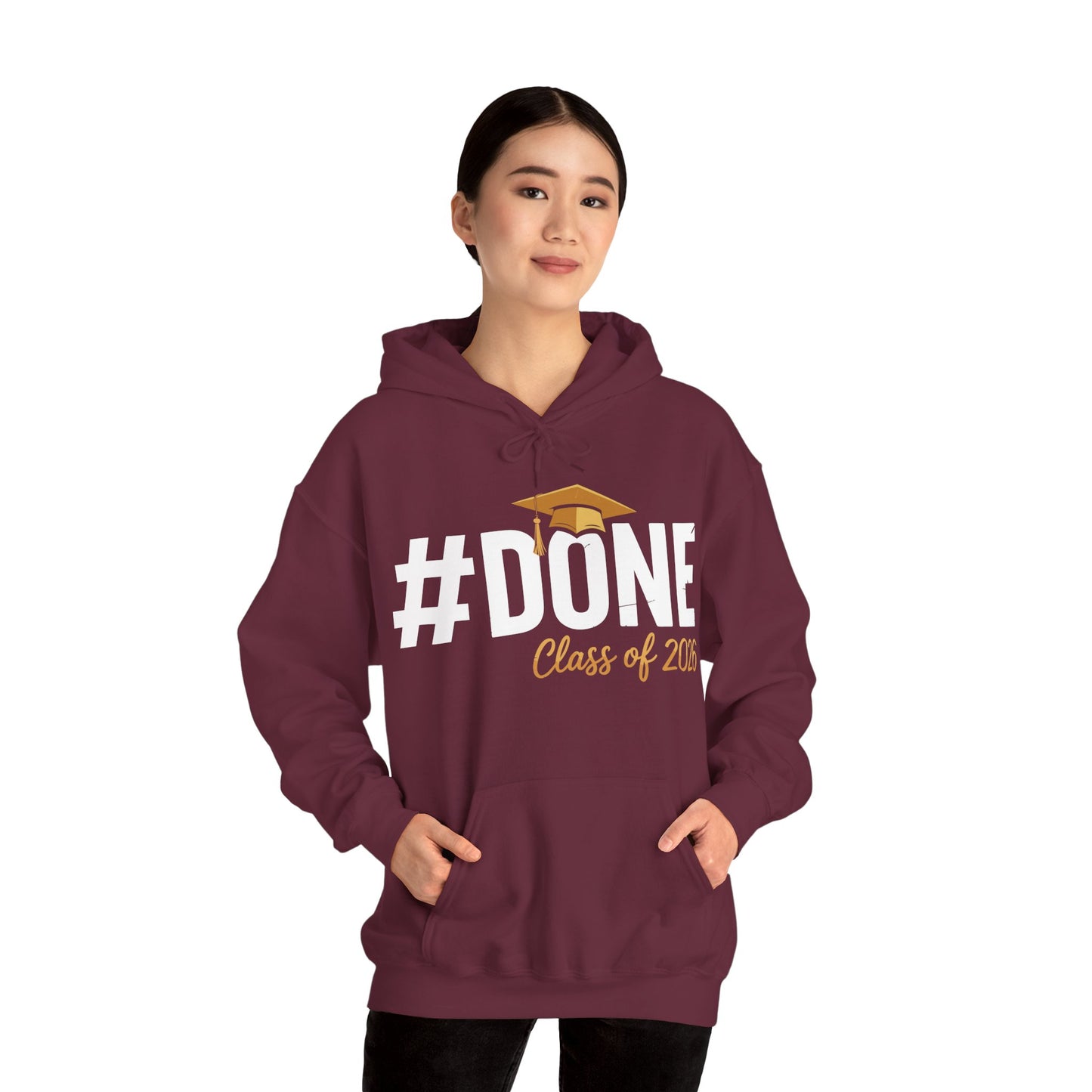 #Done Class of 2026 Graduation So Done Senior 2026 Grad Hoodie For Men Women