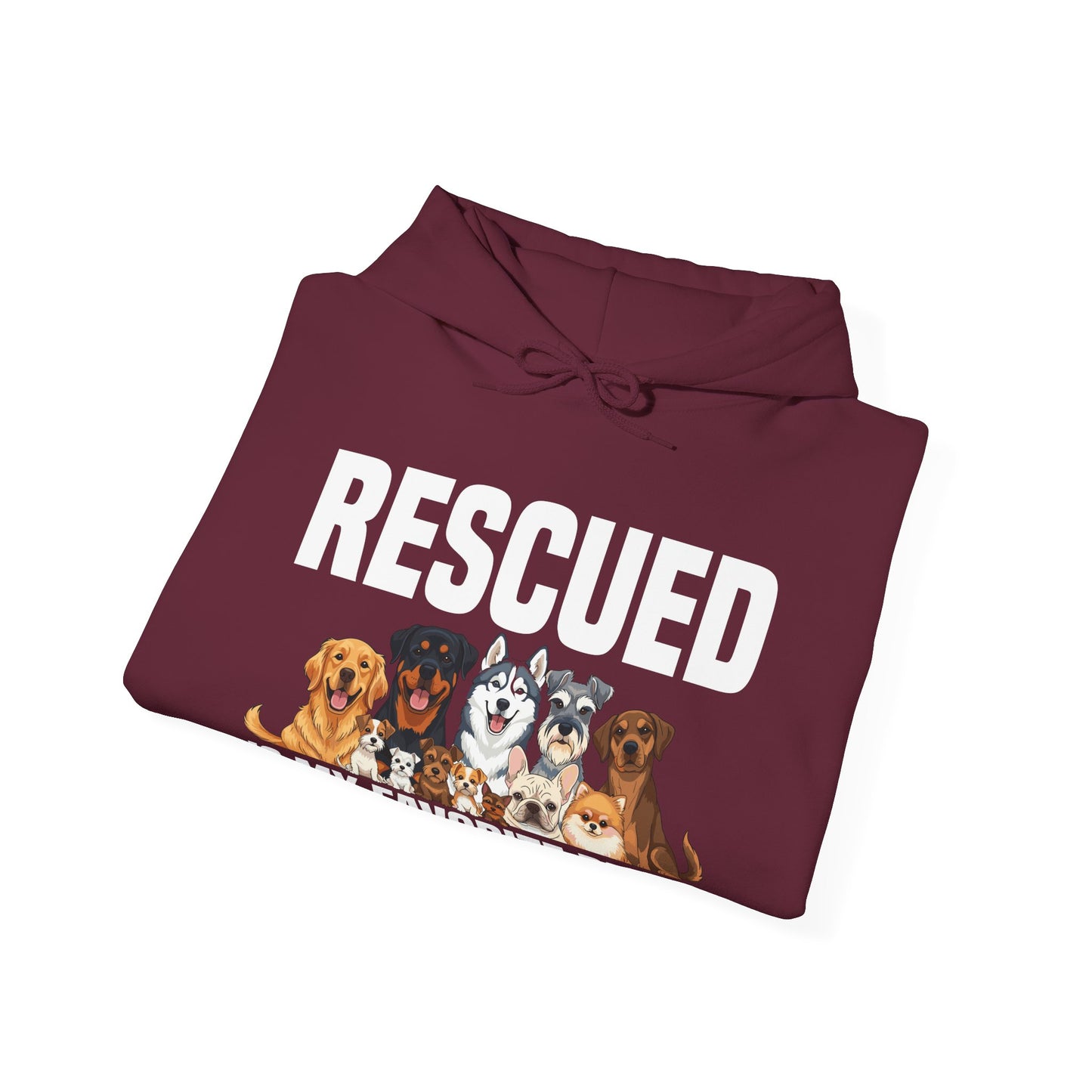 Rescued is My Favorite Breed Animal Rescue Hoodie