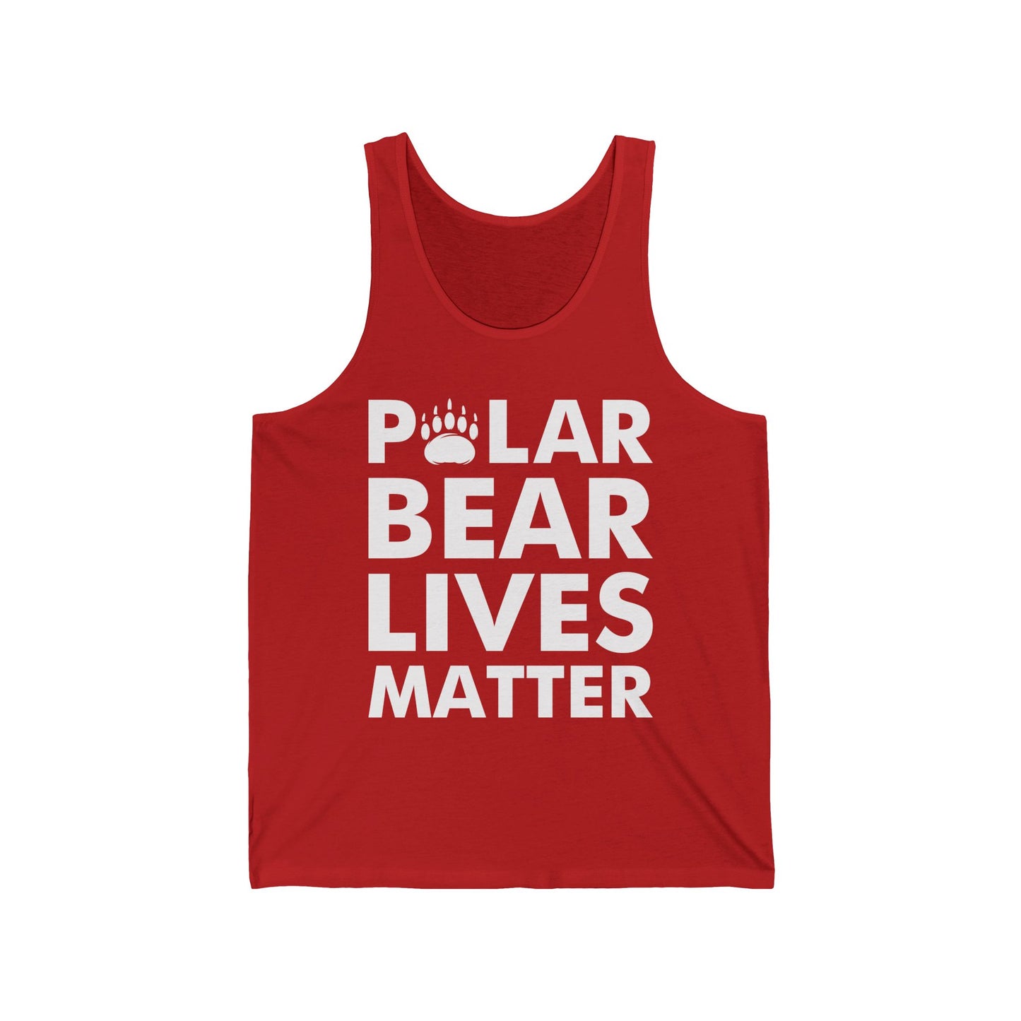 Polar Bear Lives Matter Arctic Save the Bears Animals Endangered Tank Top