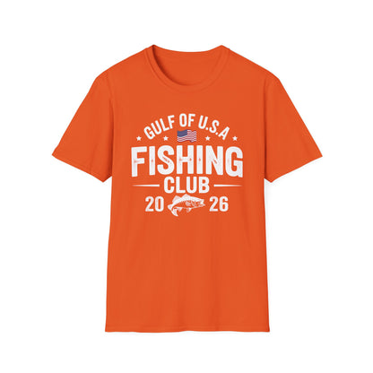 Funny Gulf of US America Fishing Club Hobby Fisher T-Shirt For Men Women