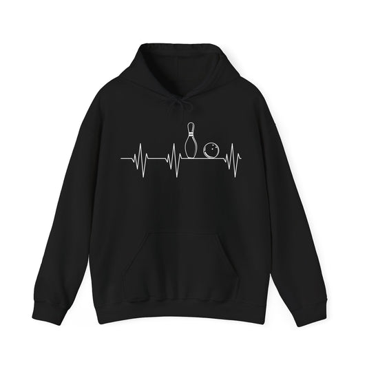 Funny Bowling Gift Cute EKG Bowlers League Hoodie For Men Women Hoodie