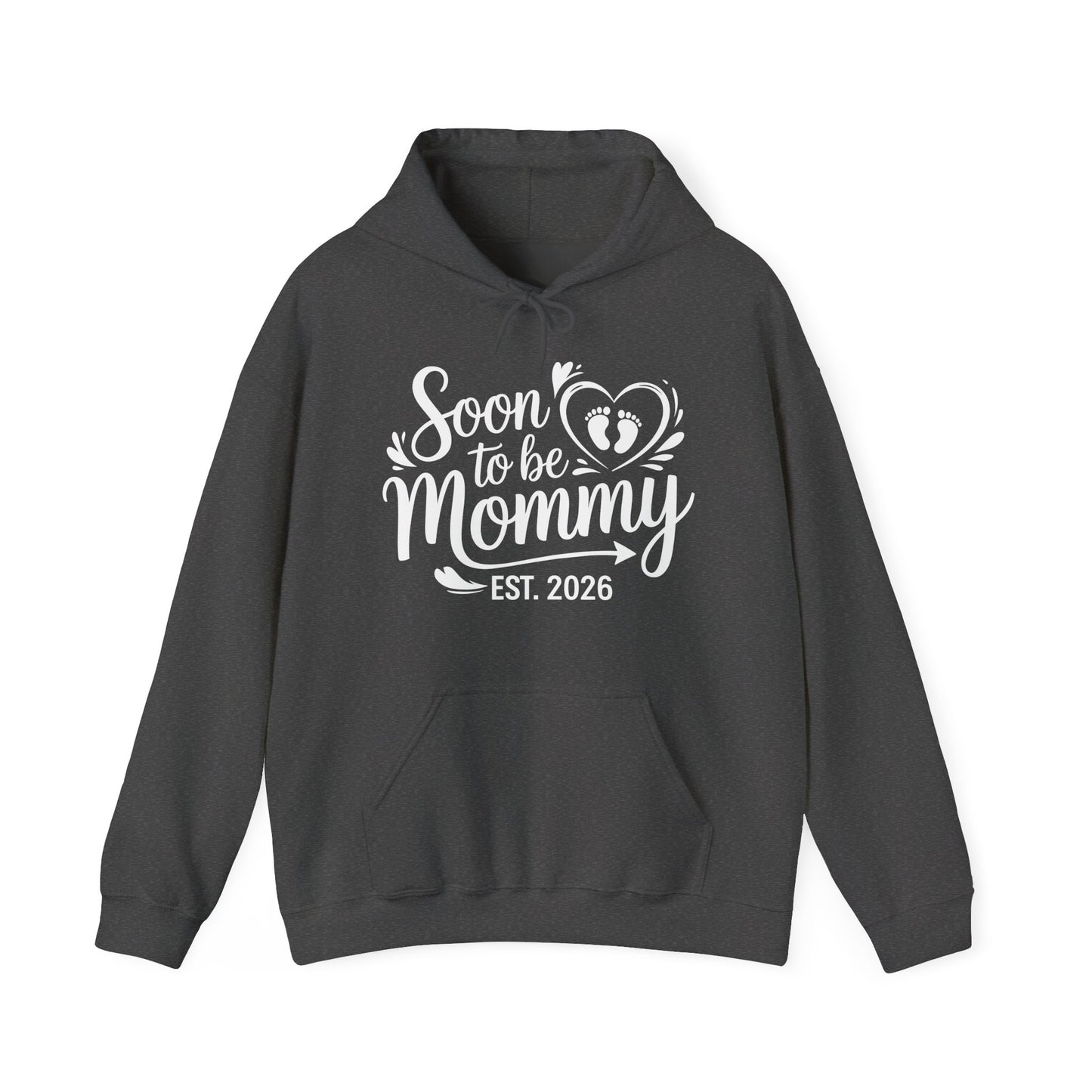 Funny Soon to be Mommy 2026 Mother's Day First Time Mom Pregnancy Hoodie For Women