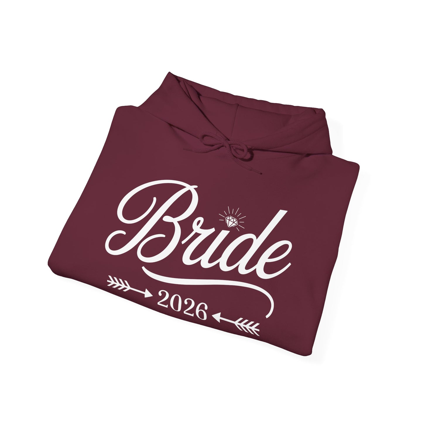 Bride Est 2026 Married Wedding Bridal Party Bachelorette Hoodie For Women