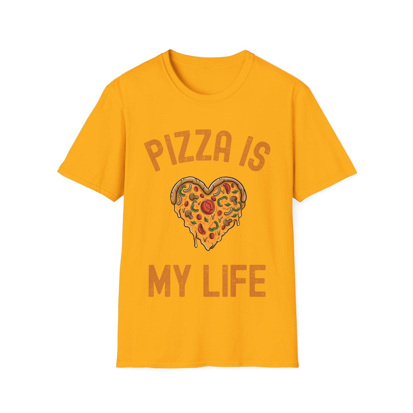 Funny Pizza Is My Life Food Lovers Foodie T-Shirt Men Women