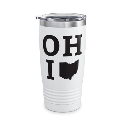 Vintage State of Ohio Flag Map Distressed Tumbler Men Women