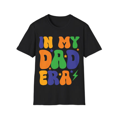 Funny Groovy In My Dad Era Funny Dad Father Daddy Era T-Shirt For Men T-Shirt