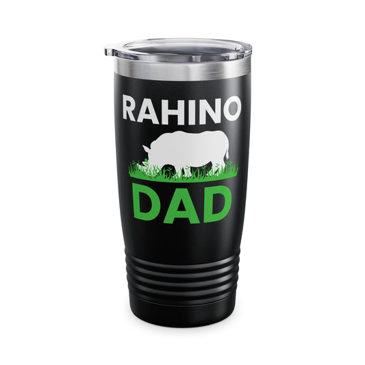 Funny Rhino Dad Tumbler Rhinos Chubby Unicorns Tumbler Gifts For Men Tumbler