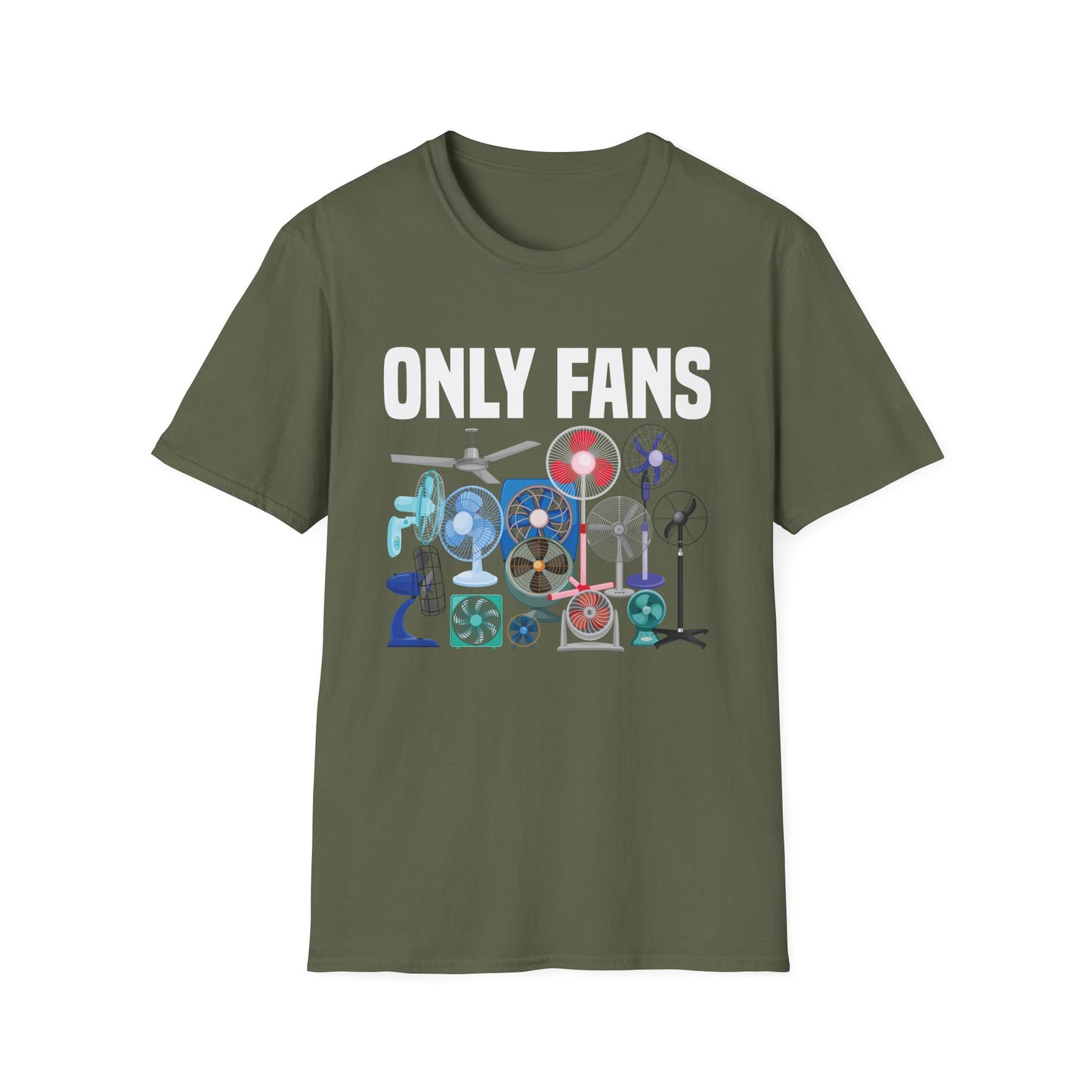 Funny Only Fans Joke Only Art Fans Womens Only Fans Joke T-Shirt