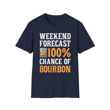 Funny Weekend Forecast Chance of Bourbon