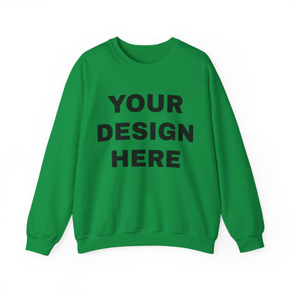 Custom Text Personalized Your Design on Unisex Heavy Blend™ Crewneck Sweatshirt