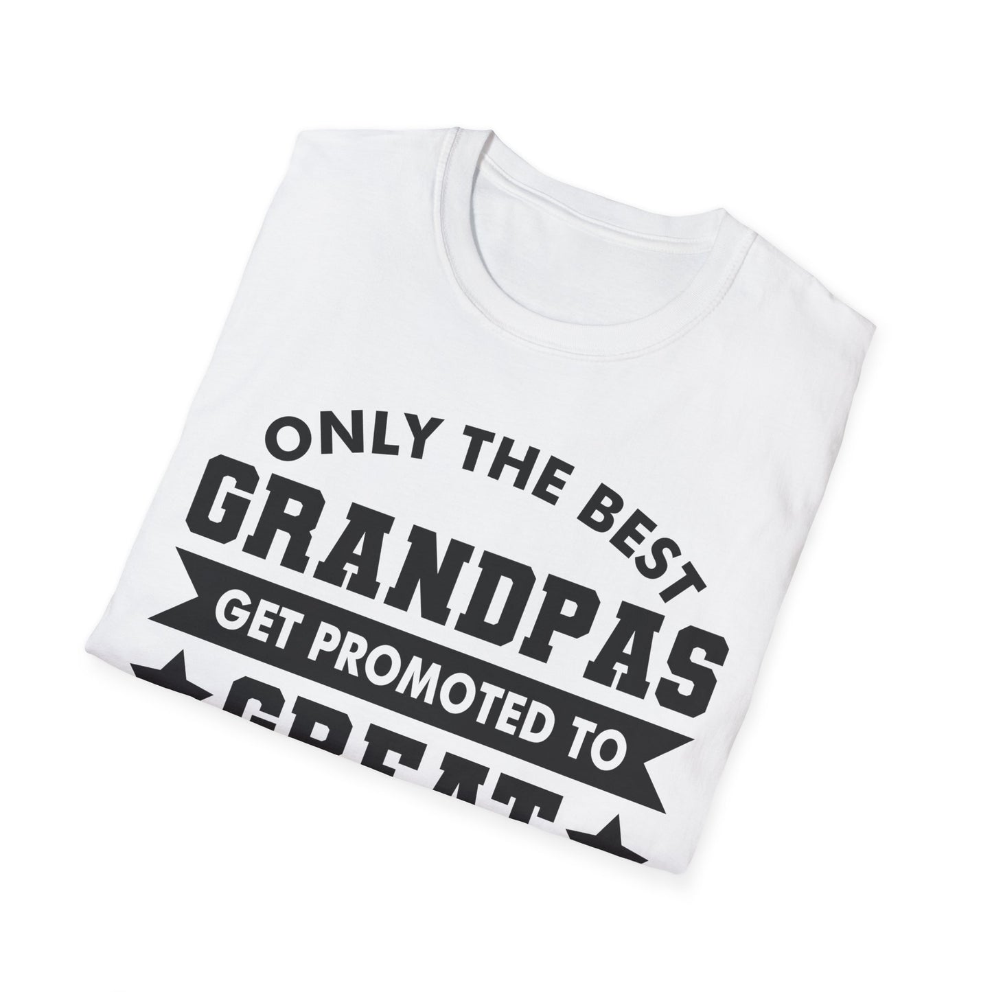 Funny Only The Best Grandpas Get Promoted To Great Grandpa 2024 T-shirt For Men Women