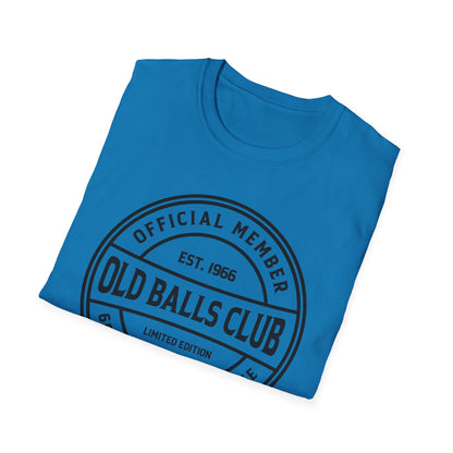 Mens Old Balls Club 60 Years Awesome Sixty 60th Birthday Farthers Day T-Shirt