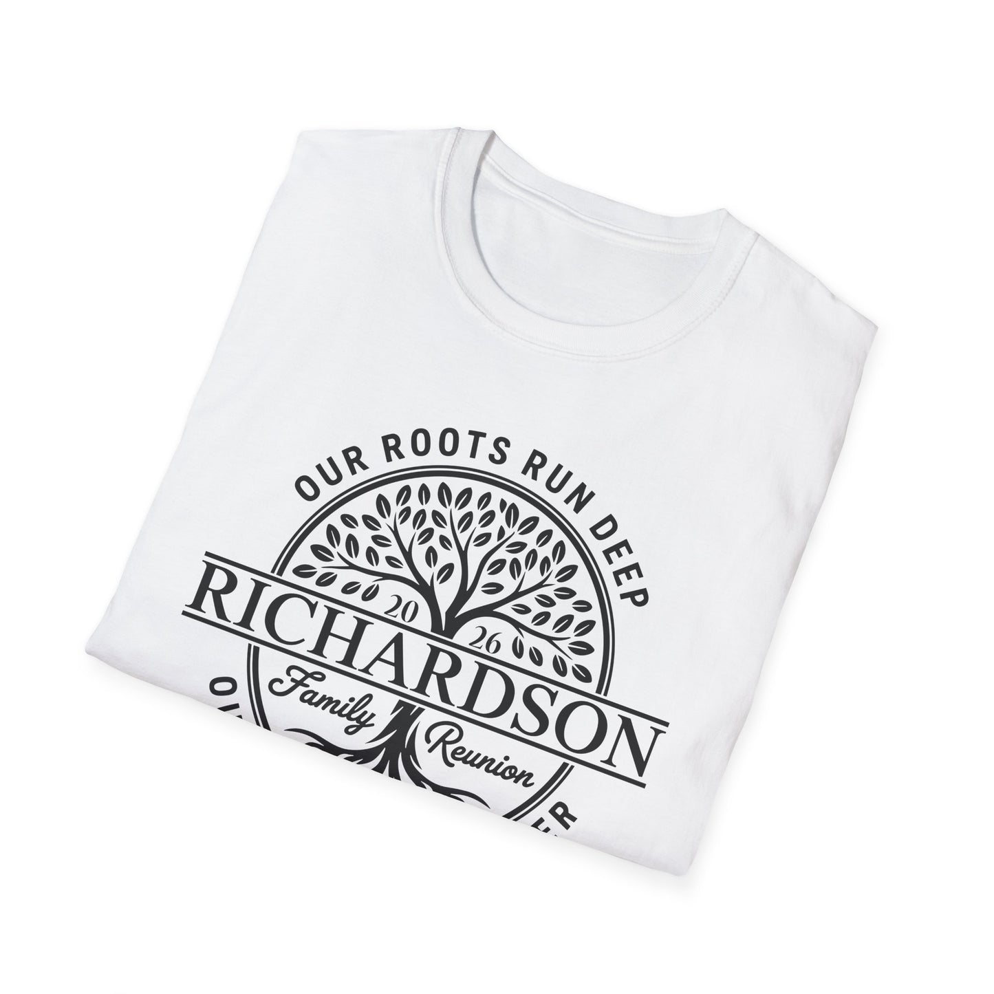 Personalized Richardson Family Reunion Our Roots Run Deep T-Shirt For Men Women