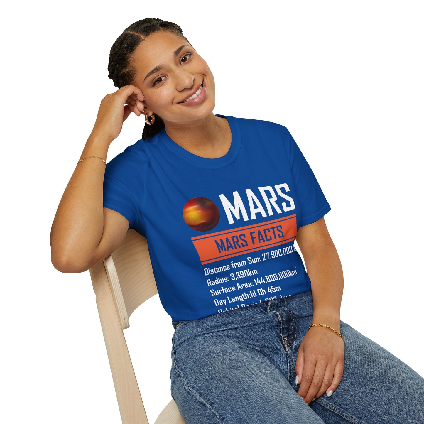 Mars Facts About Mars Planet Space Lover T-Shirt Men Women