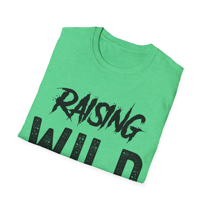 Womens Raising Wild Things Mom Cute Mothers Day Birthday T-Shirt