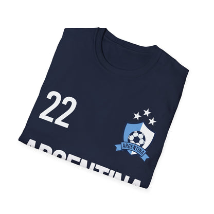 Argentina Soccer Tee Flag Football Champ 2022 Gift 2026 T-Shirt