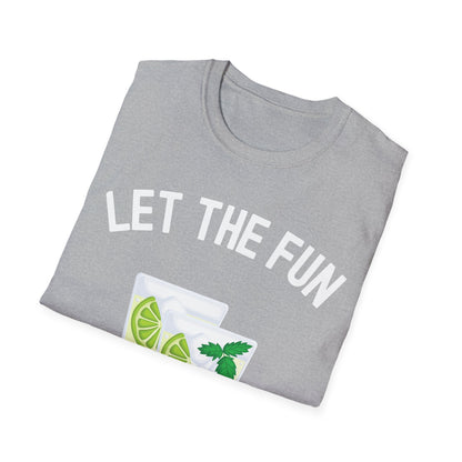 Funny Let The Fun Be Gin Party Alcohol Drinker Liquor Booze T-Shirt