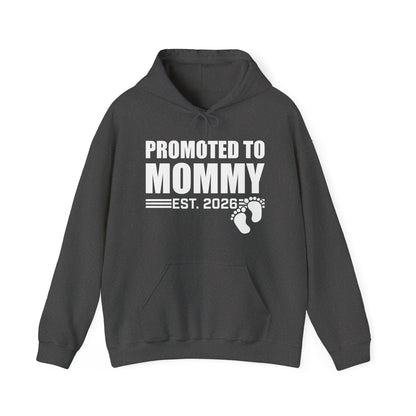 Promoted To Mommy 2026 Pregnancy Announcement Mothers Day Mom To Be Hoodie