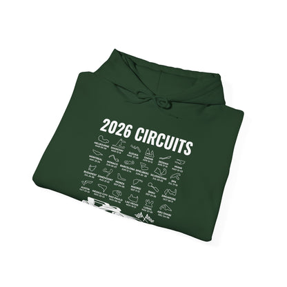 2026 Schedule Formula Racing Formula Car Retro Vintage Hoodie
