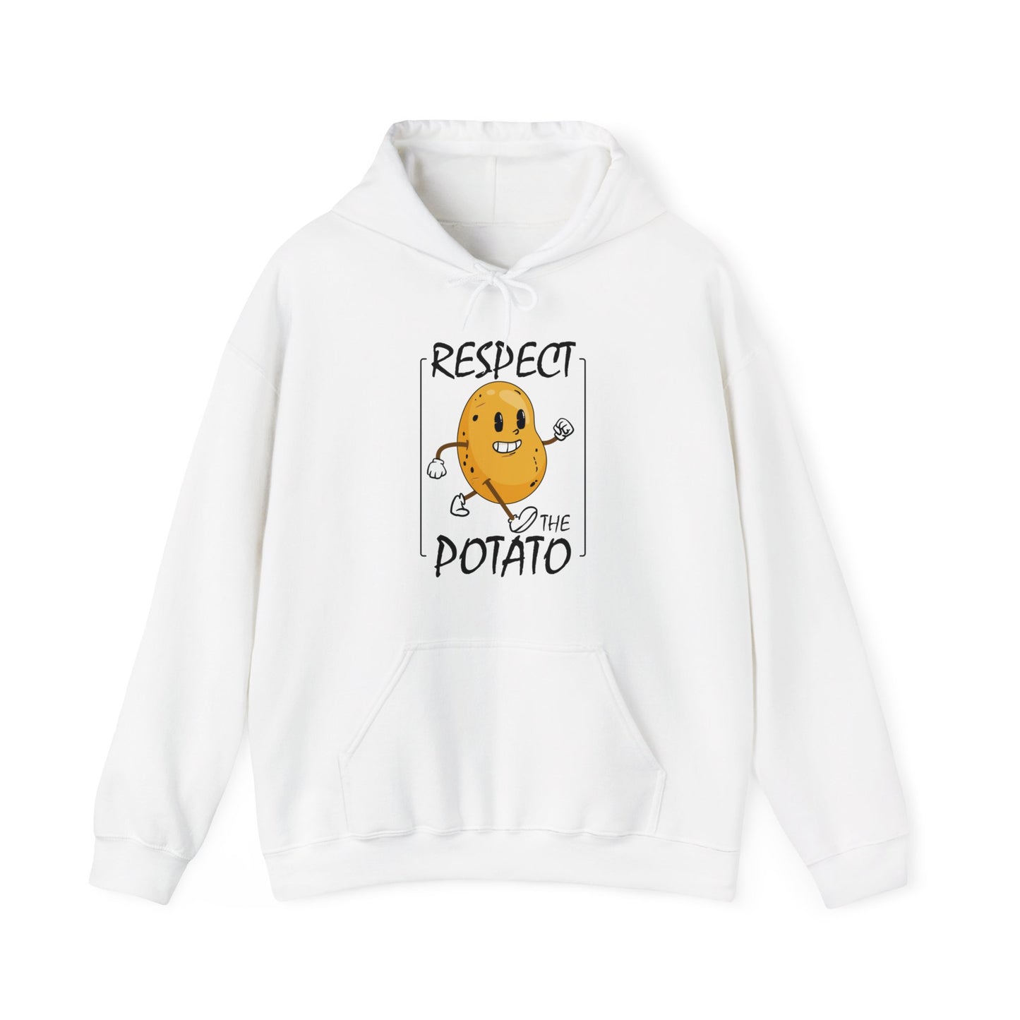 Funny Respect The Potato Gift Men Cute Root Vegetable Lovers Vegan Hoodie For Men Women Hoodie