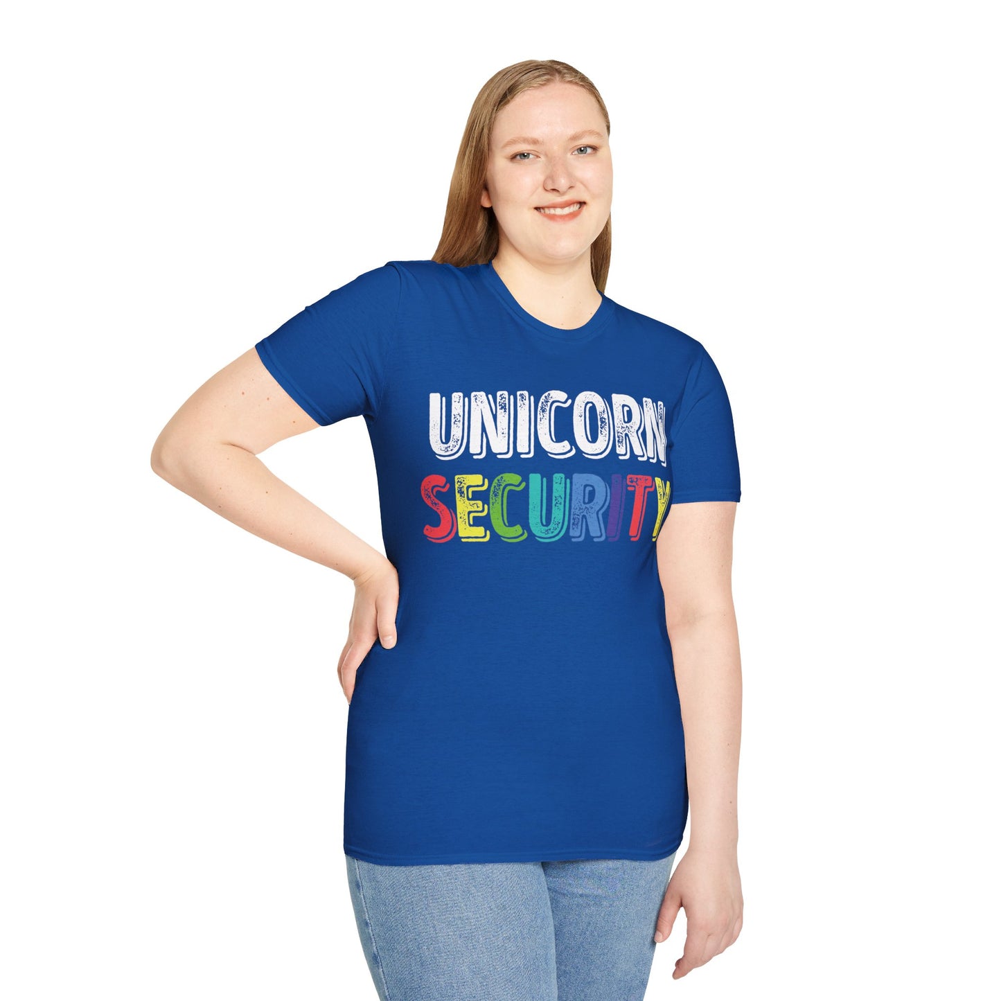 Funny Unicorn Security Costume Police T-Shirt Men Women Kids