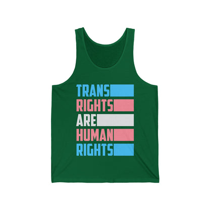 Trans Rights Are Human Rights Transgender Flag Tank Tops For Women Men