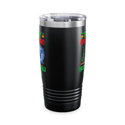 Funny Bass Fishing Merry Fishmas And Happy New Year Christmas Xmas Tumbler