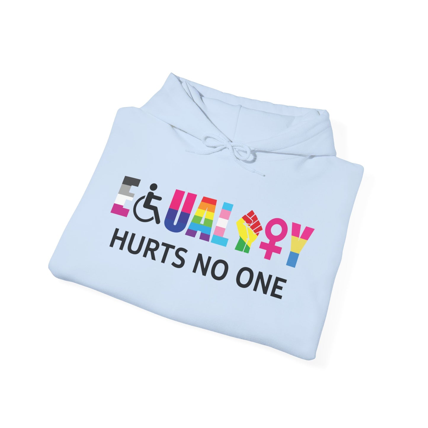 Equality Hurts No One LGBT Black Disabled Women Right Kind Pride Hoodie