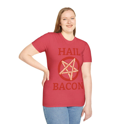 Hail Bacon Funny Bacon Food Lover Foodie Shirt for Men Hail Bacon T-Shirt