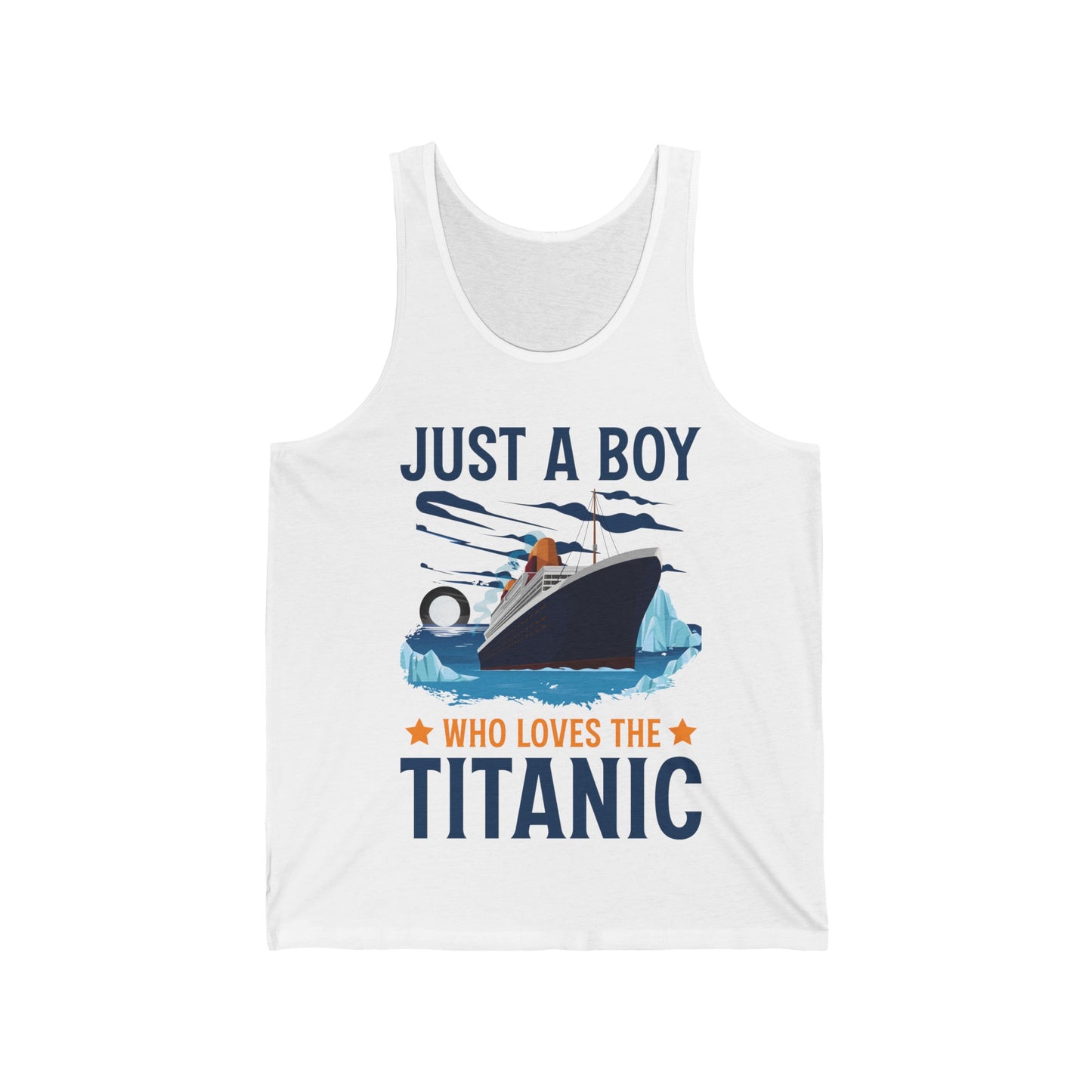 Just A Boy Who Just Loves The Rms Titanic Cruise Ship Tank Top For Men Women Tank Top