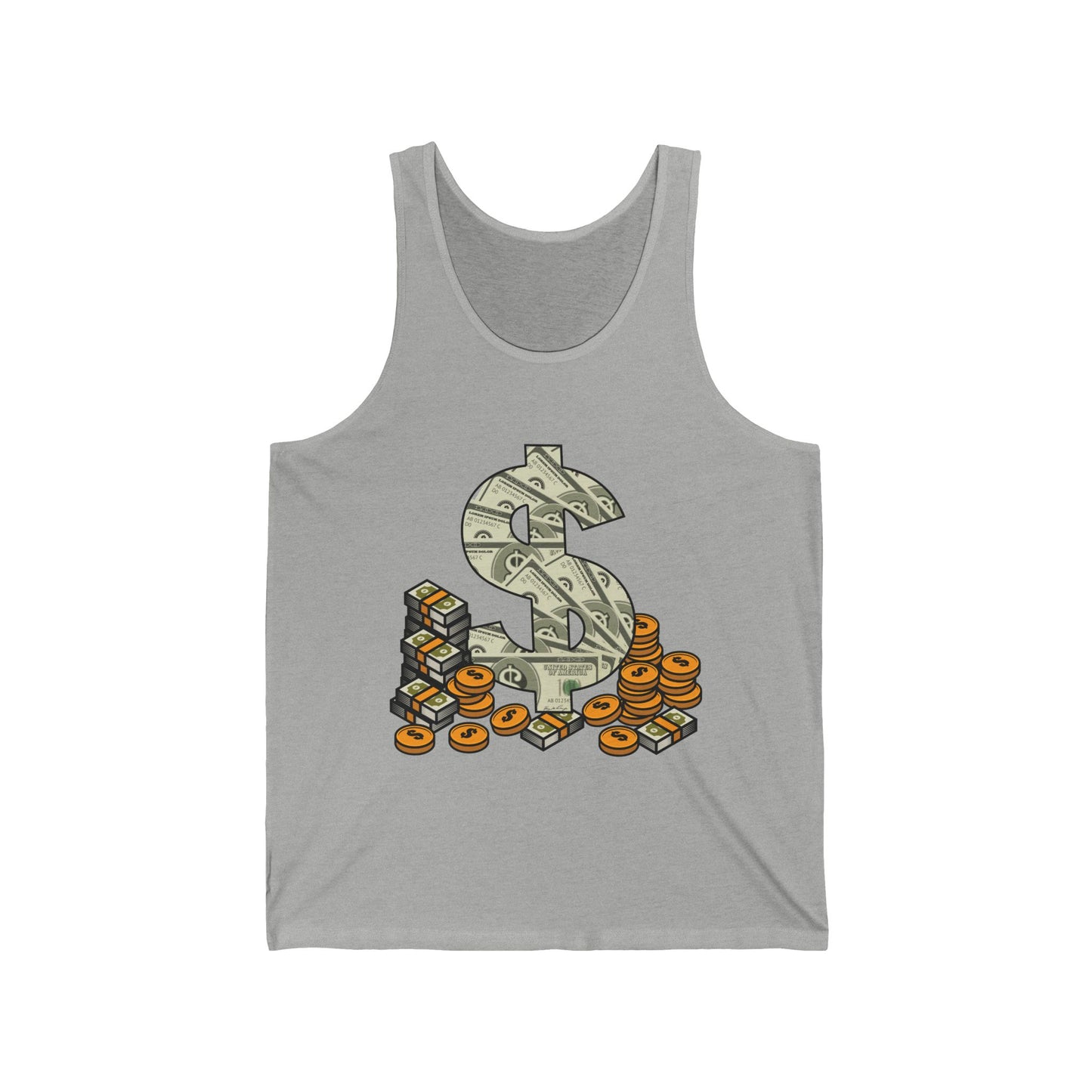 Cool As Dollar Bill Dollar Sign $$ Gift Tank Top For Men Women Tank Top