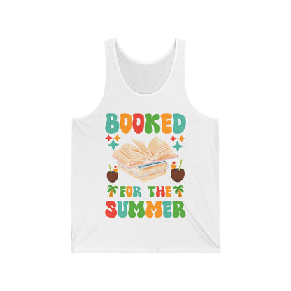 Funny Booked for the Summer Bookish Book Lover Tank Top For Men Women Kids Tank Top