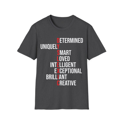 Dyslexia Awareness Teacher Therapist Unique Dyslexic Reading Therapy T-Shirt Men Women