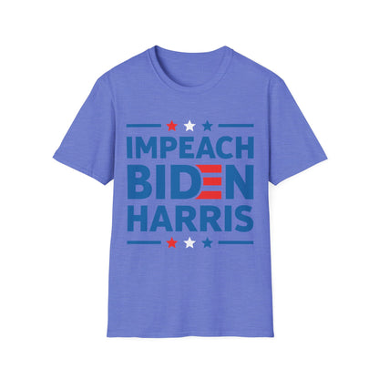 Mens Impeach Biden Harris Anti-Biden Election Funny Political T-Shirt Men Women