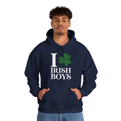 Funny I Love Irish Boys Shamrock St Patricks Day Hoodie For Men Women Hoodie