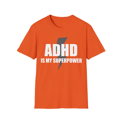 Funny ADHD is My Superpower Support Shirt ADHD Awareness T-Shirt Men Women Kids