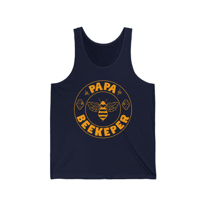 Papa Beekeeper Bee Whisperer Distressed Retro Beekeeping Tank Top For Men Women Tank Top