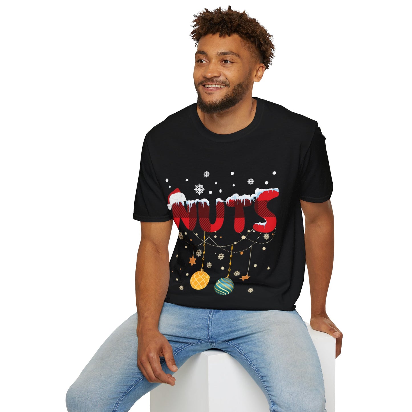 Chest Nuts Matching Chestnuts Funny Christmas Couples Nuts T-Shirt