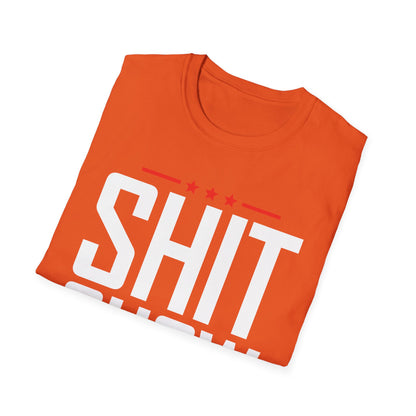 Shit Show Supervisor Retro Funny Sarcastic Adult Humor T-Shirt