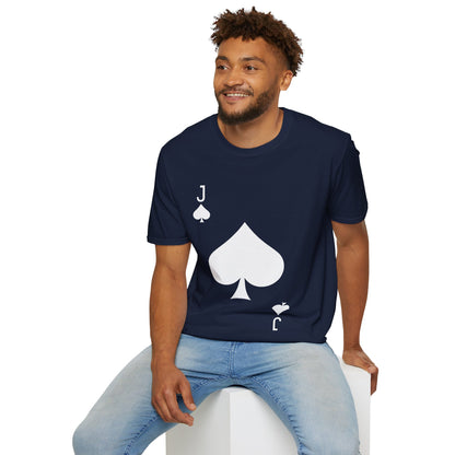 Jack of Spades Deck of Cards Halloween Costume  T-Shirt For Men