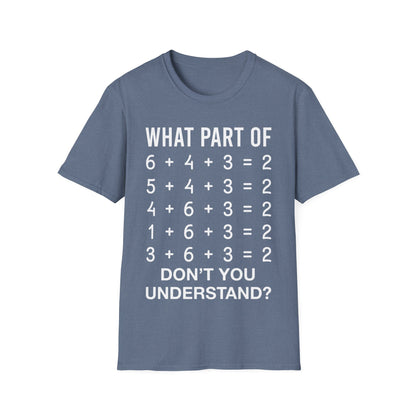 Funny What Part of Baseball Dont You Understand School Team T-Shirt for Men Women Kids