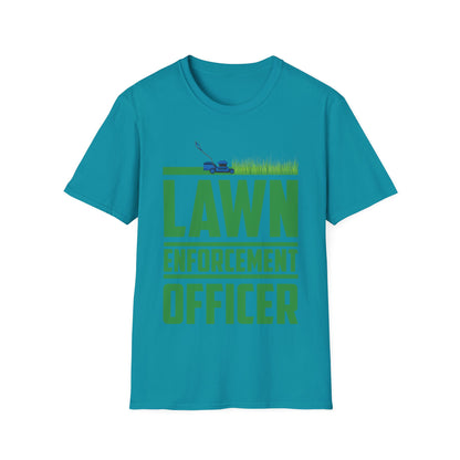 Funny Lawn Enforcement Officer Garden Gardener T-Shirt Men Women