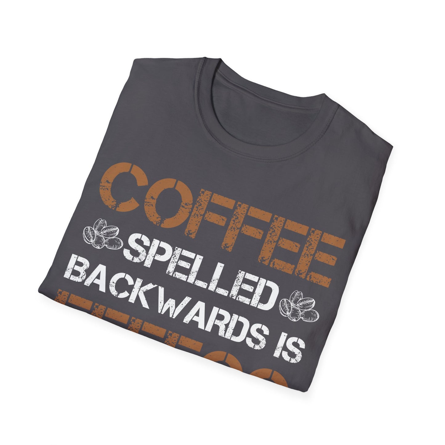 Funny Coffee Spelled Backwards Eeffoc Eeffoc Coffee Lovers Tee T-Shirt Men Women