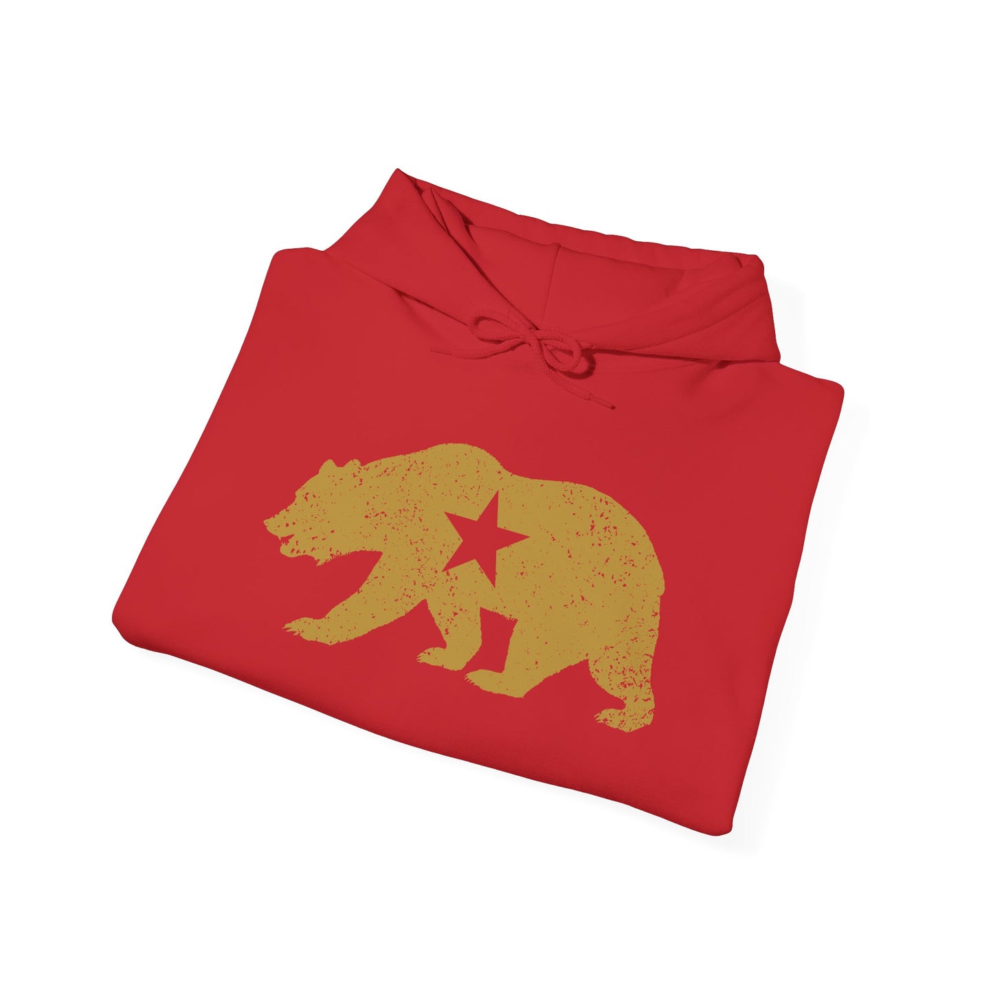 California Golden State Bear Vintage Distressed Graphic Hoodie
