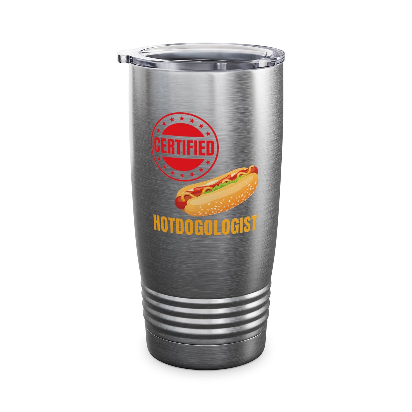 Certified Hotdogologist Hotdog Cool Sausage Hot Dog Lover Tumbler For Men Women Tumbler