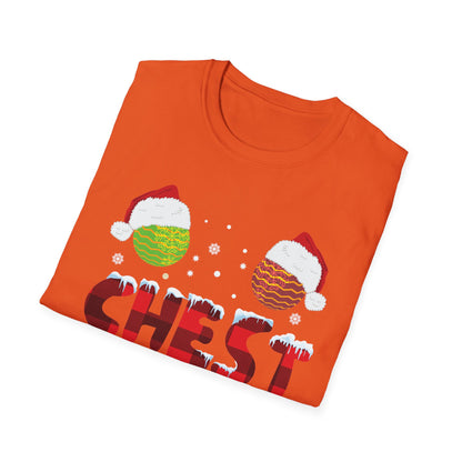 Chest Nuts Matching Chestnuts Funny Christmas Couples Chests T-Shirt