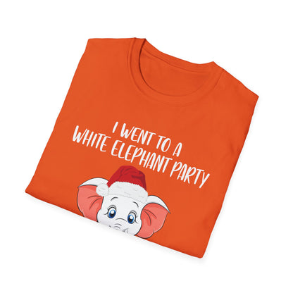 I Went To A Party And All I Got White Elephant Christmas Fun T-Shirt Gift Exchange Contest T-Shirt