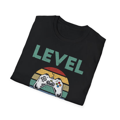 Funny Level Dad Unlocked Soon Dad To Be Fathers Day Gamer Gaming T-Shirt For Men