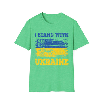 Save Ukraine T Shirt Fist Support Stand with Ukraine T-Shirt